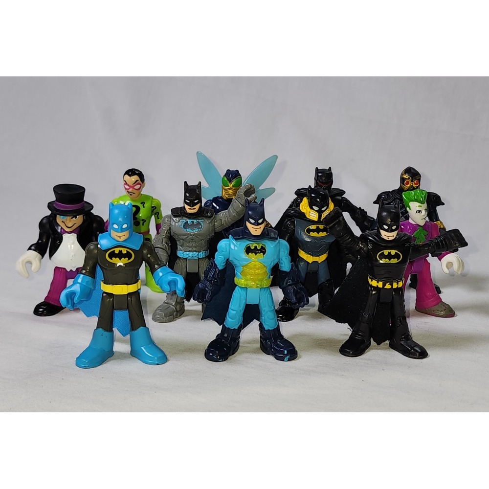 Fisher Price Imaginext DC Super Friends Lot of 11 Batman Villain Action Figures